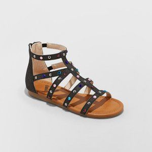 Art Class Girl's Fritzi Embellished Gladiator Sandals Size 13